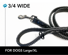Load image into Gallery viewer, "Get a Grip" DAE Lead Leash WIDE (Large/XL Dogs)